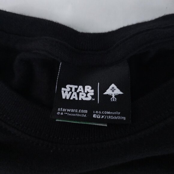 Star Wars Shirt Mens Medium Black AT-AT Hoth Graphic LRG Collab T-Shirt Tee - Picture 5 of 9